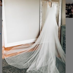 Galia Lahav detachable skirt -wedding